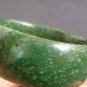 Natural peach jade. `Hand-carved, widened. Thickening. Bracelet