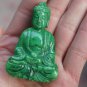 Chinese old jade, retro green jade Buddha, small ornaments, hand