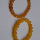 Natural yellow jade.Bracelet.(Couple paragraph) (the price of two) Natural yellow jade.Bracelet.(Couple paragraph) (the price of two)