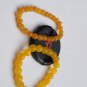 Natural yellow jade.Bracelet.(Couple paragraph) (the price of two)