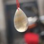 Natural agate pendant.(Water drop). Natural scenery. About; .40 x28x8mm