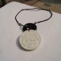 White.Pendant (Fengpei) car hanging.(Double-sided engraving)