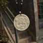 White.Pendant (Fengpei) car hanging.(Double-sided engraving)
