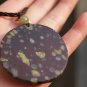 Natural plum jade pendant. Plum bamboo hanging parrot (valiant)...