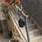 Natural green jade. Hand-carved. Amulet pendant.(Monkey on a Horse)