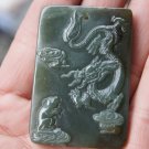 The natural oil jade.Amulet (Lung, mice) pendant.2012 is the Year of the Dragon. The natural oil jade.Amulet (Lung, mice) pendant.2012 is the Year of the Dragon.