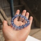 Crystal bracelets, 14 mm, multi-faceted 16 beads. Sea-blue beads Crystal bracelets, 14 mm, multi-faceted 16 beads. Sea-blue beads