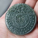 Natural oil blue jade.The Ssangyong Bi.Amulet pendant. Natural oil blue jade.The Ssangyong Bi.Amulet pendant.
