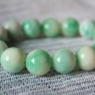 HAN Apple Jade Bracelets, beads about; 15 mm, 15 rubber band strung together.