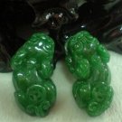 Full of green jade, hand-carved pairs of brave, pendant necklace, couple models (two prices) Full of green jade, hand-carved pairs of brave, pendant necklace, couple models (two prices)