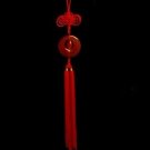 Natural red agate car linked to the (peace buckle + Passepartout) Lulu smooth.