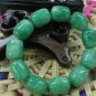 .HAN green and white jade, carving, 11 cylindrical beads (bracelets)