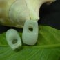 Natural white jade pendant.Hand-carved.Bucket, (world domination). Pendant necklace