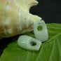 Natural white jade pendant.Hand-carved.Bucket, (world domination). Pendant necklace