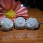 Natural white jade rings, hand-carved, peony flowers, hand-woven rings, charm (on prices)