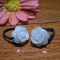 Natural white jade rings, hand-carved, peony flowers, hand-woven rings, charm (on prices)