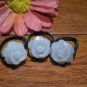 Natural white jade rings, hand-carved, peony flowers, hand-woven rings, charm (on prices)