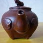 Retro (Yixing) purple clay tea.Square bottom (teapot). Supplies, collectibles.