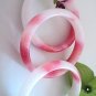 Natural Sichuan white jade (floating red), carved bracelets.(Each price)