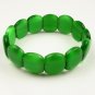 Colorful opal, hand-carved hand-row bracelet.The rubber band strung together.