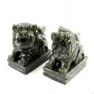 Chinese jade retro ornaments, hand-carved lion pair. Hand pieces. Chinese jade retro ornaments, hand-carved lion pair. Hand pieces.
