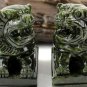 Chinese jade retro ornaments, hand-carved lion pair. Hand pieces.