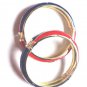 Retro tri-color cloisonne bracelet.The drip alloy.Beauty preferred.