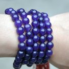 Tibetan Buddhism beads bracelet, 12mm blue jade, 108 beads, meditation yoga Tibetan Buddhism beads bracelet, 12mm blue jade, 108 beads, meditation yoga