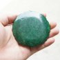 Hand-carved ornaments, jade green retro care center mirror. Zhuanzi luck.