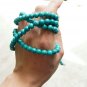 Tibetan Buddhist prayer beads, 8mm turquoise, meditation, yoga hot beads, necklaces.