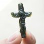 Natural dark green jade pendant, Christ Jesus cross. Hand-carved, pendants, necklaces, pendants.