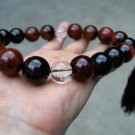 Tibetan Buddhist prayer beads, dark red agate, 20 mm agate beads.(Bracelets). Tibetan Buddhist prayer beads, dark red agate, 20 mm agate beads.(Bracelets).