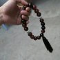 Tibetan Buddhist prayer beads, dark red agate, 20 mm agate beads.(Bracelets).