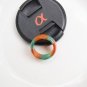 Hand-carved, natural agate.Three-color agate ring.(Inner diameter of about 20.5mm).