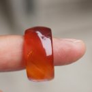 Natural agate, red ring (inner diameter 21 mm),