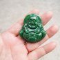 The natural green jade has a long life. Talisman. Pendant necklace,