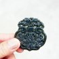 Manual two-sided openwork.Kunlun jade, (retro) the Guanyin SongZi.(Lucky).Pendant.49x47mm.