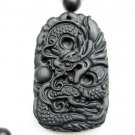 Hand-carved.Natural Si Bin Stone.(Amulet) dragon pendant. 8 mm bead necklaces Hand-carved.Natural Si Bin Stone.(Amulet) dragon pendant. 8 mm bead necklaces