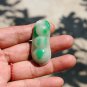 White and green jade green beans (peace) of the four seasons. The necklace pendant