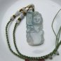 Hand-carved polished natural jade (send fiscal) boy, pendant necklace