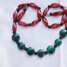 Natural agate necklace, 16 multi-faceted onyx +7 green agate ($) + Black Pearl Natural agate necklace, 16 multi-faceted onyx +7 green agate ($) + Black Pearl