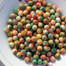Seven color jade beads, a single diameter of about 10 mm (40 to a pack)