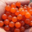 Red jade, a single diameter of about 10 mm (a pack of 40)