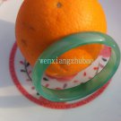 The fruit green agate bracelet, hand-carved, diameter 54 width 10, 4.5 mm thick The fruit green agate bracelet, hand-carved, diameter 54 width 10, 4.5 mm thick