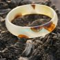 Agate bracelet, the irregular Jiangse pattern, diameter 55 mm, a width of 14 mm, a thickness of 5 mm