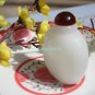 Imitation of ancient white jade snuff bottle. Hand pieces, ornamental items, collectibles. 70x60mm