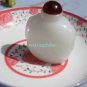 Imitation of ancient white jade snuff bottle. Hand pieces, ornamental items, collectibles. 70x60mm