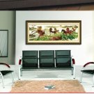 Madaochenggong Figure, cross-stitch finished painting the living room. .165 X60CM