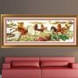 Madaochenggong Figure, cross-stitch finished painting the living room. .165 X60CM