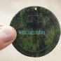 Natural green jade, the Christian Crosses Bi, necklaces, pendants.50x5mm